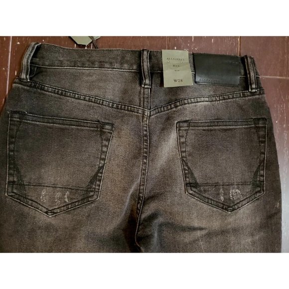 NWT all saints Rex men's size W28 color washed black - Picture 4 of 6